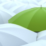 green umbrella